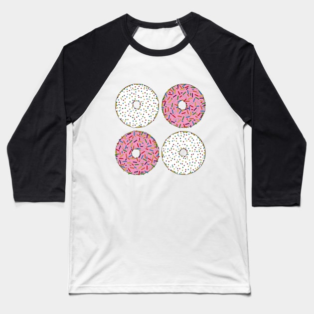 Dope donuts Baseball T-Shirt by SmokyWaterStudio